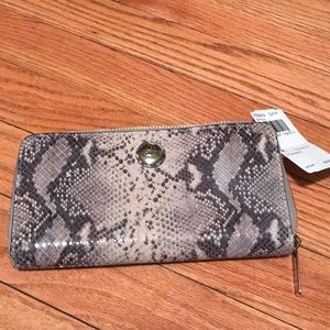 Large Coach zip around wallet